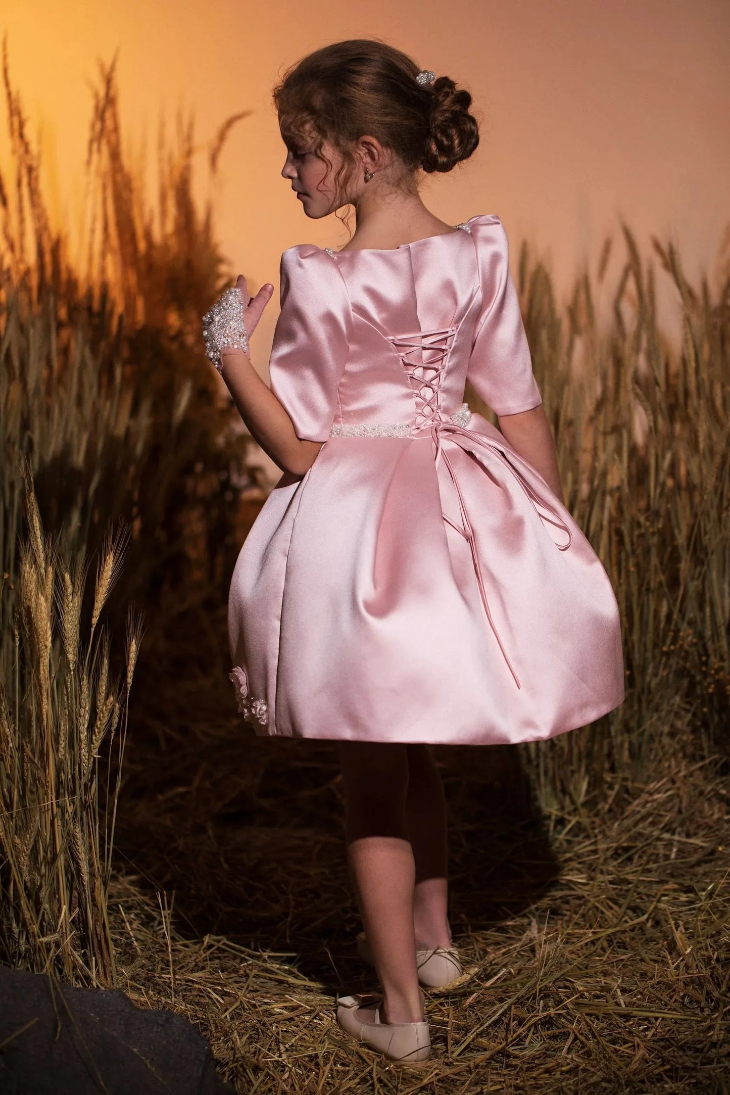Lady Pearl Pink Gloves
