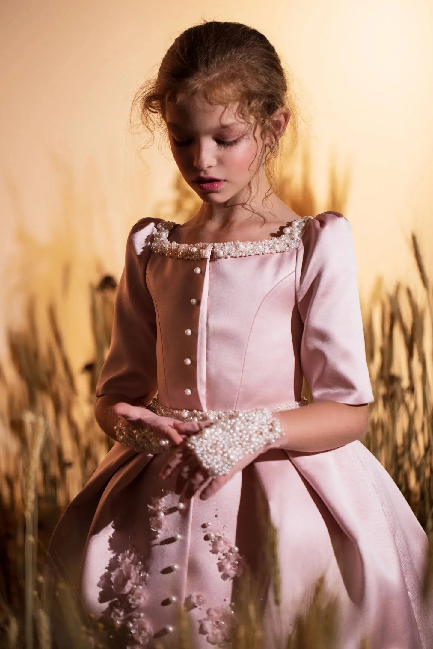 Lady Pearl Pink Gloves
