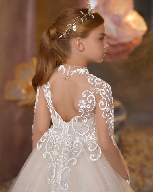 White Satin Long Sleeves
