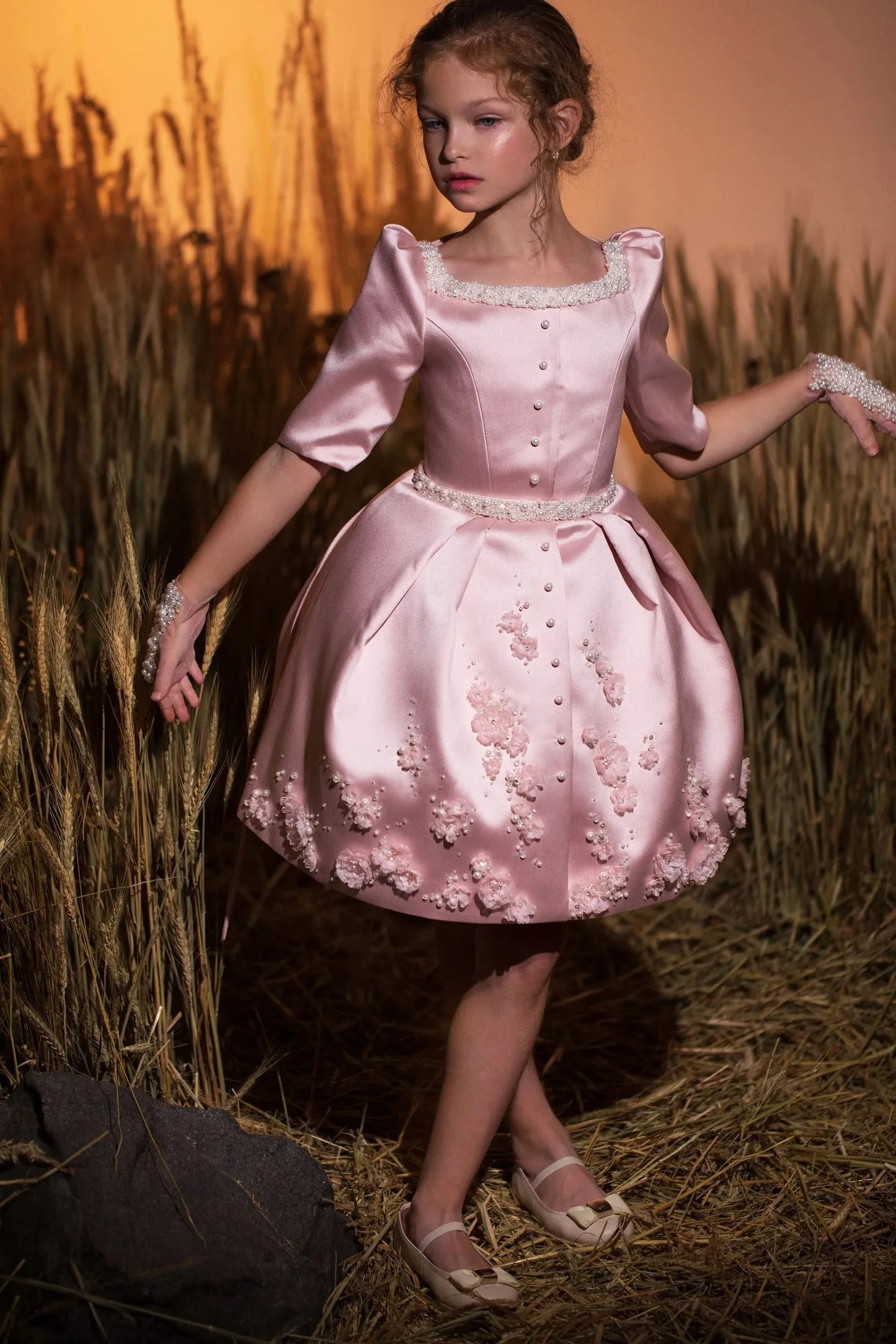 Lady Pearl Pink Gloves